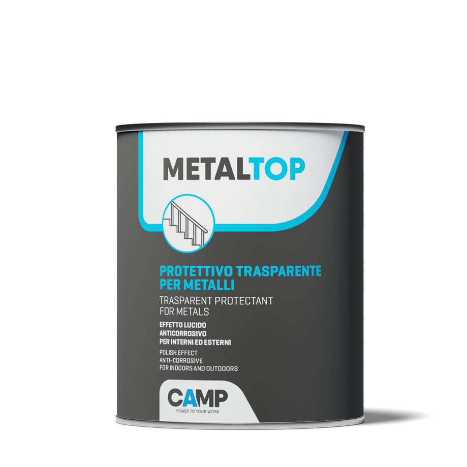 Metal Top - Protector transparente permanente para metales