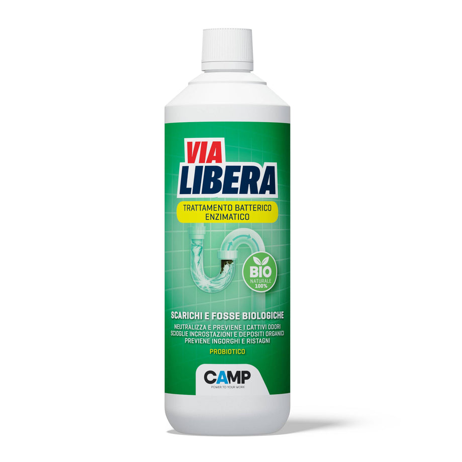 Via Libera Bio Liquido – Bakterienbehandlung für Abflüsse und Klärgruben